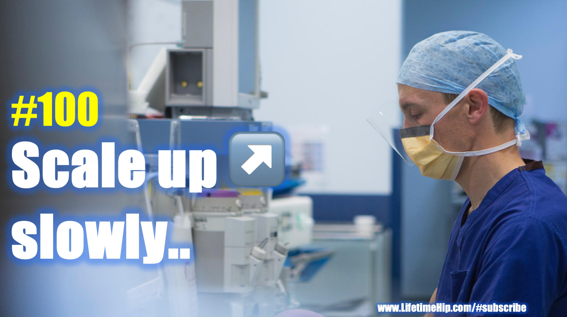 Scale up slowly