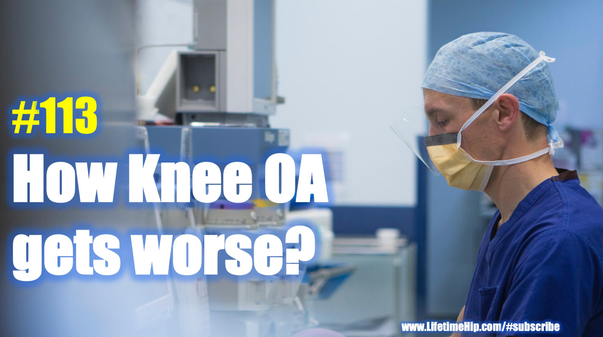 Watch Knee OA get worse*