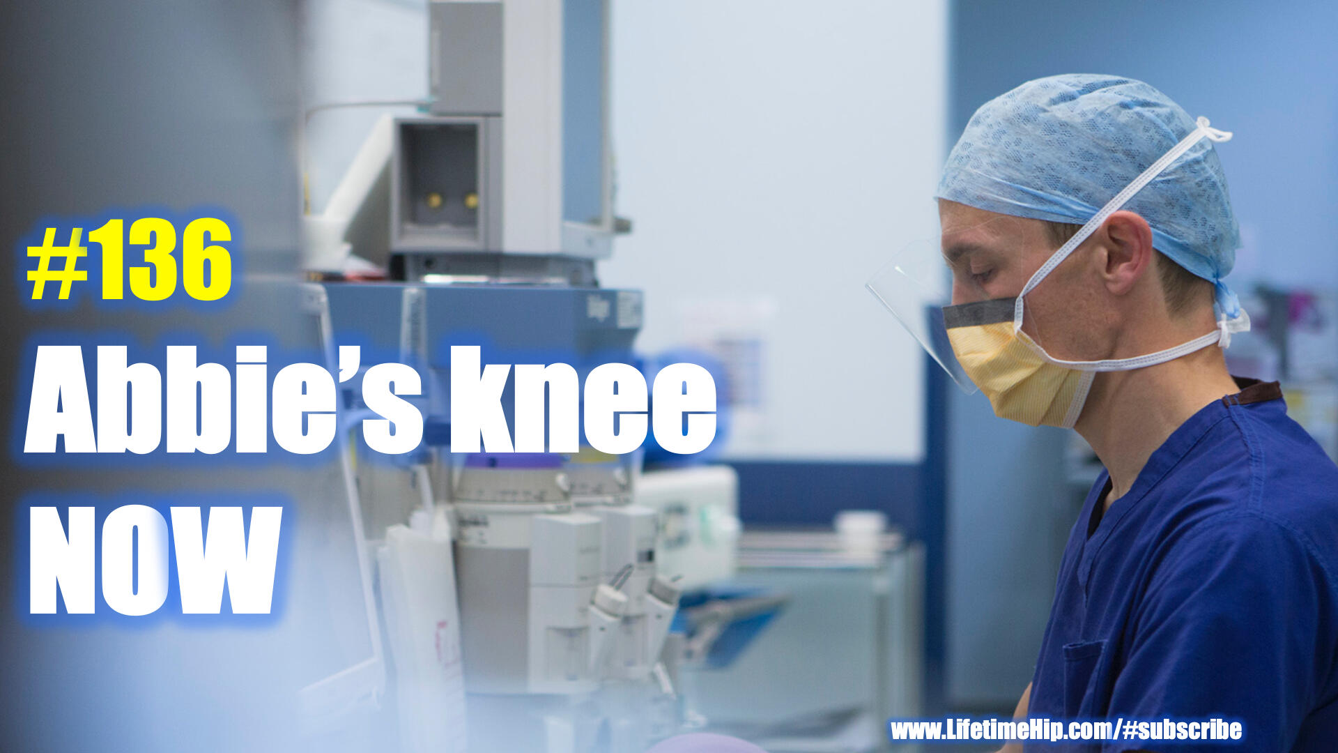 Abbie's knee outcome