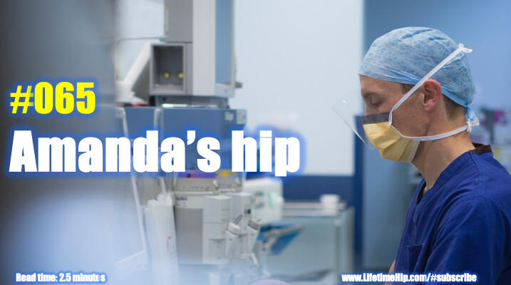 Amanda's hip