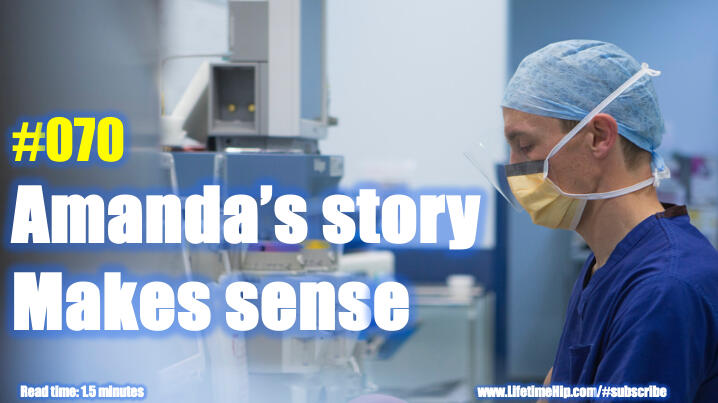 Amanda's story makes sense